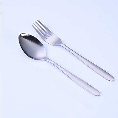 Fiambrera portátil para microondas de 1100ml, contenedor de comida de 2 capas, fiambrera saludable, fiambrera con cubiertos: Fork And Spoon