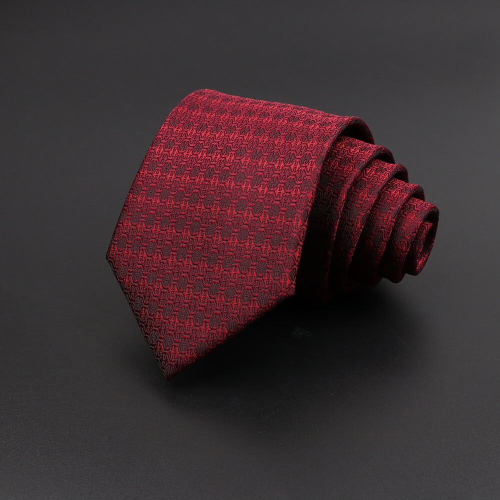 Mannen Stropdas Klassieke Effen Kleur Streep Plaid 8Cm Jacquard Marine Stropdas Accessoires Dagelijkse Slijtage Das Wedding Party: 28