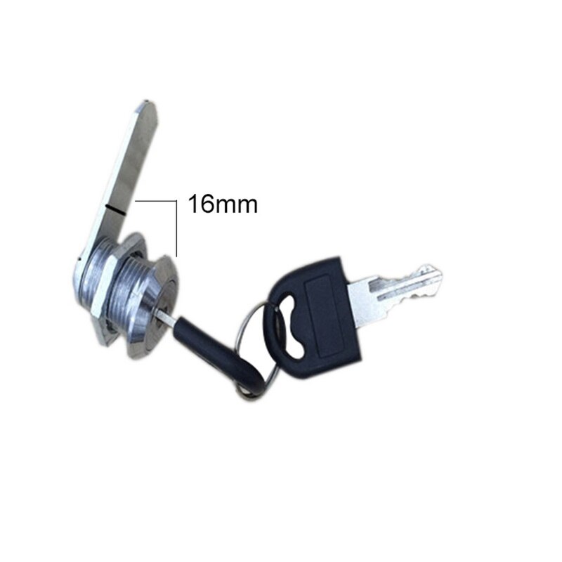 Urijk 1pcs Drawer Lock Circular Turn The Tongue Lock 7/8inch Outside Diam Drawer & Cabinet Lock Blade Rotarytongue Lock: 16mm