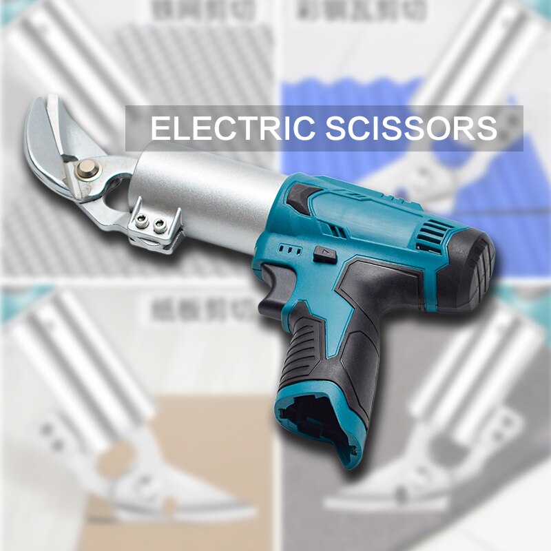 12V Cordless Electric Scissors Two-speed Cordless Iron Scissors Rechargeable Electric Metal Cutting Tools For Bosch 12V Battery