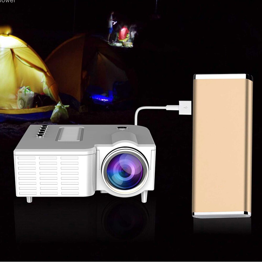 Micro Home Theater Projector Portable Entertainment Mini Projectors Supports 1080P HD Outdoor Mobile Phone Connection Projectors