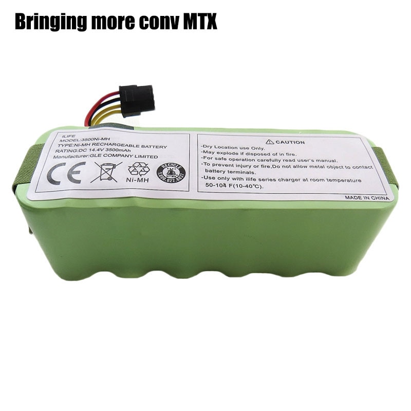 NI-MH 14.4 V 3500 mAh Batterij voor Ecovacs Spiegel CR120 voor panda X500 X600Vacuum cleaner Dibea X500 X580 batterij Voor haier T321