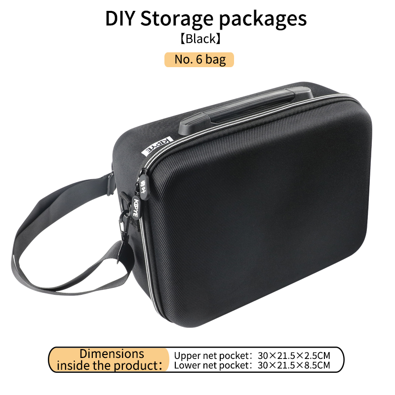 Elektronischer Organizer, DIY-Schwammschutz, Reisekabel-Organizer, Tasche, elektronisches Zubehör, Tragetasche, tragbare tragbare Aufbewahrung: Licht Gelb