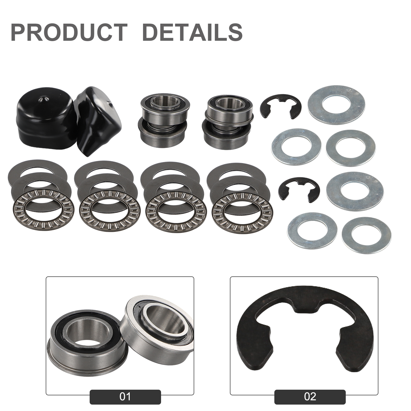 Effortless Installation of Front Wheel Bushing Bearing for Riding Lawn Mower 9040H 532009040 532124959 M123811