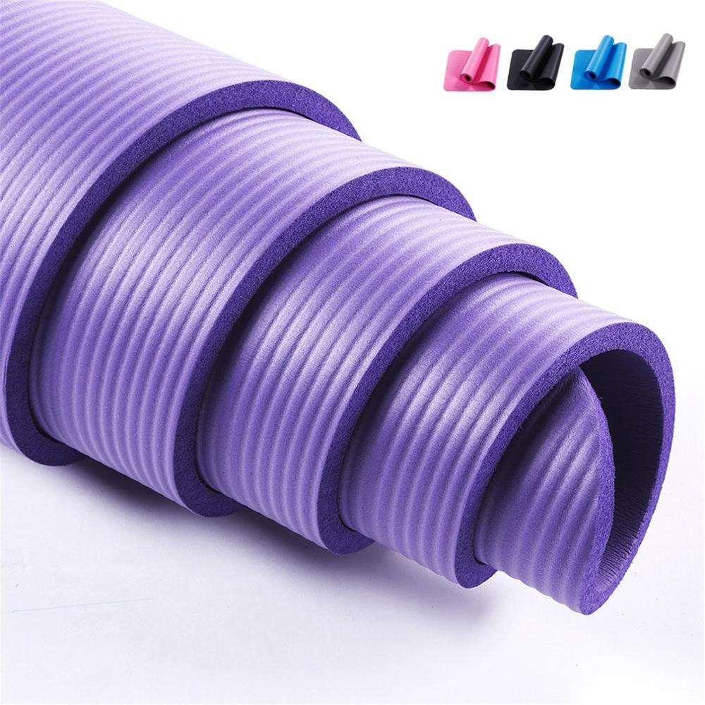 1 st. duurzame, milieuvriendelijke, antislip, niet-giftige yogamat met hoge dichtheid voor yoga en pilates op voorraad!