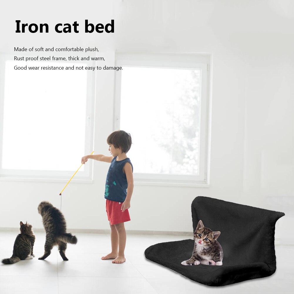 Cat Bed Removable Window Sill Cat Radiator Lounge Hammock for Cats Kitty Hanging Bed Cosy Carrier Pet Bed Seat Hammock