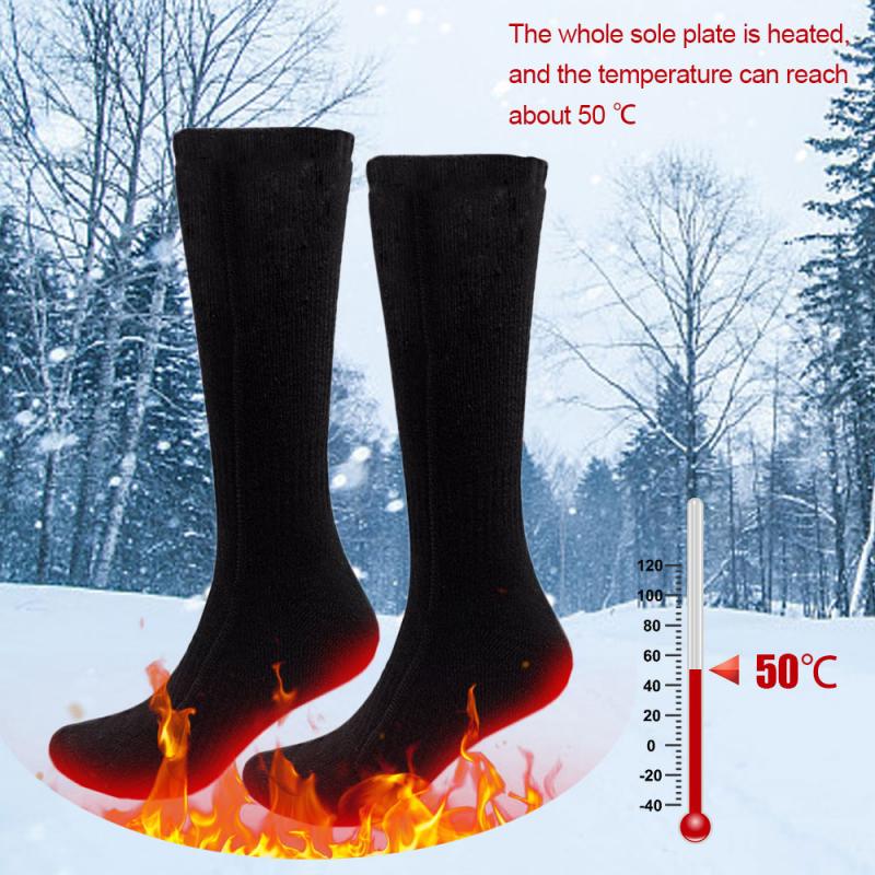 Einstellbare Wärmer Socken Elektrische Beheizte Socken Akku Für Frauen Männer Winter Im Freien Skifahren Radfahren Sport Erhitzt