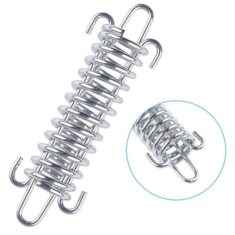 Camping Tent Spring Buckle Set Premium Porch Swing Spring Awning Rope Tensioner for Tarps Tents Wire Racks Camping Accessories