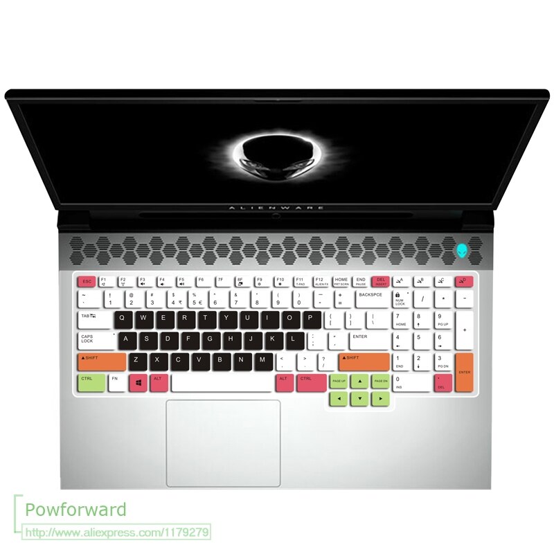 Für Dell Alienware Bereich-51m Bereich 51M R2 / Alienware M15 R2 R3 Silikon Tastatur Abdeckung schutz haut: M17 R2 candyblack