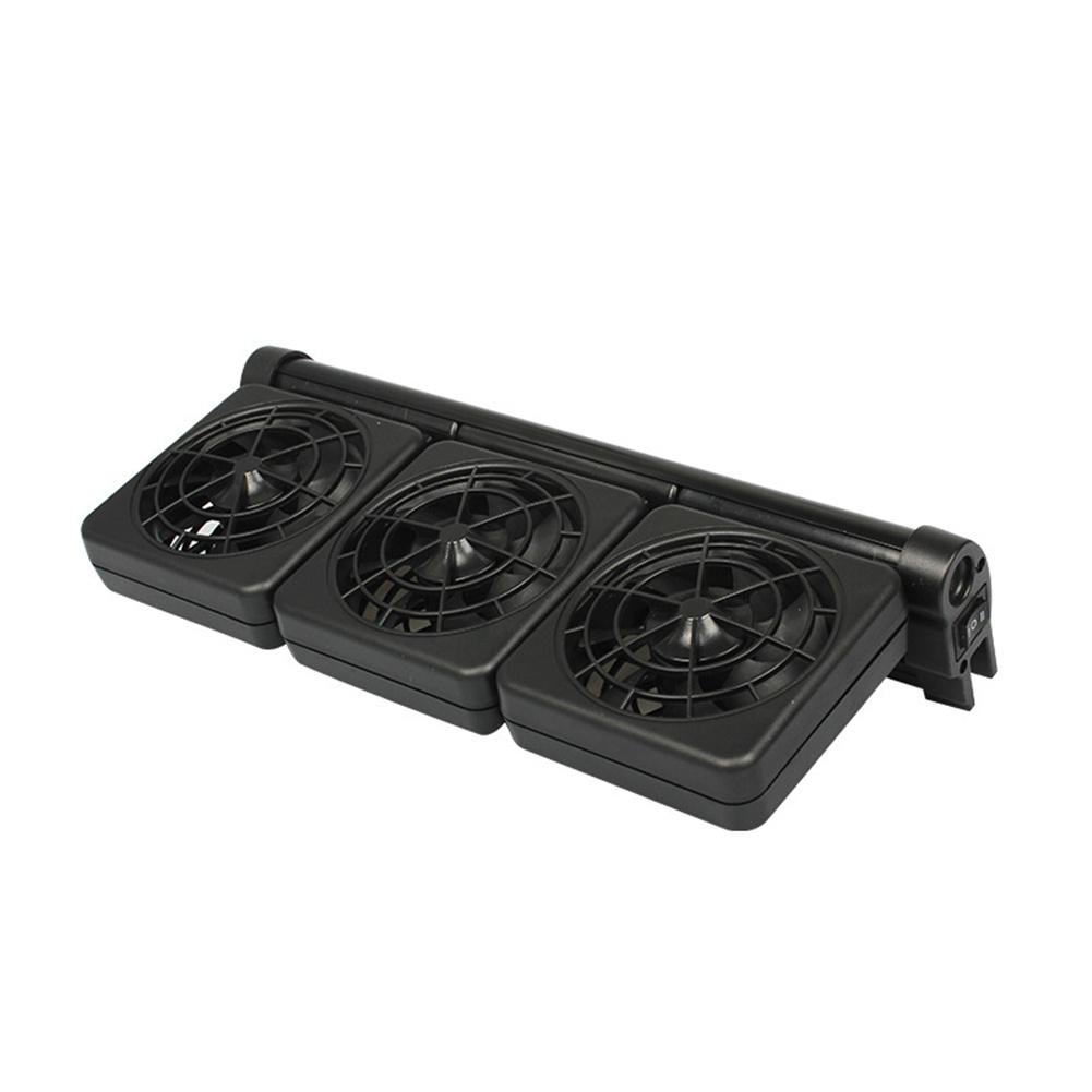 Aquarium Fish Tank Cooling Fan System Chiller Reduce Water Temperature 1/2/3/4 Fan: 3 heads