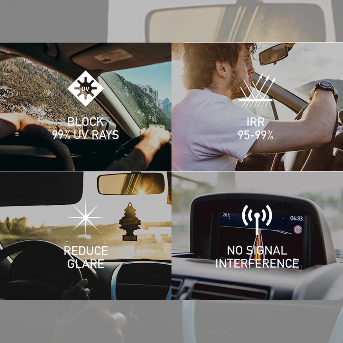 75/50 cm x 3/10m solfilm til bilvinduer personvern anti-look vinylfolier solskjermklistremerker vinduer solbeskyttelse glass uv solskjerm