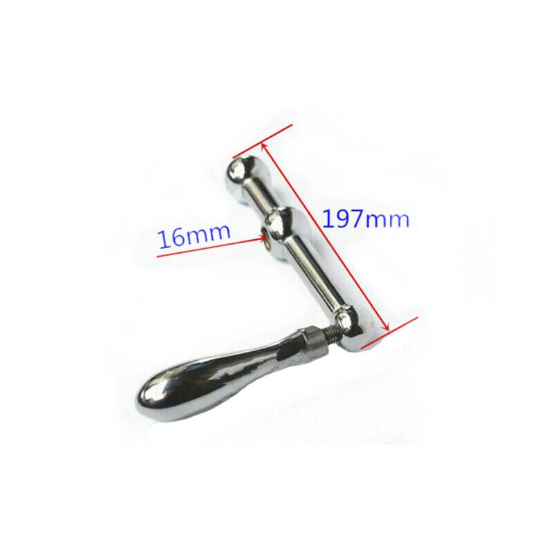 1SET Milling Machine Parts-3 Ball Metal Crank Handle +Elevating Knee Crank
