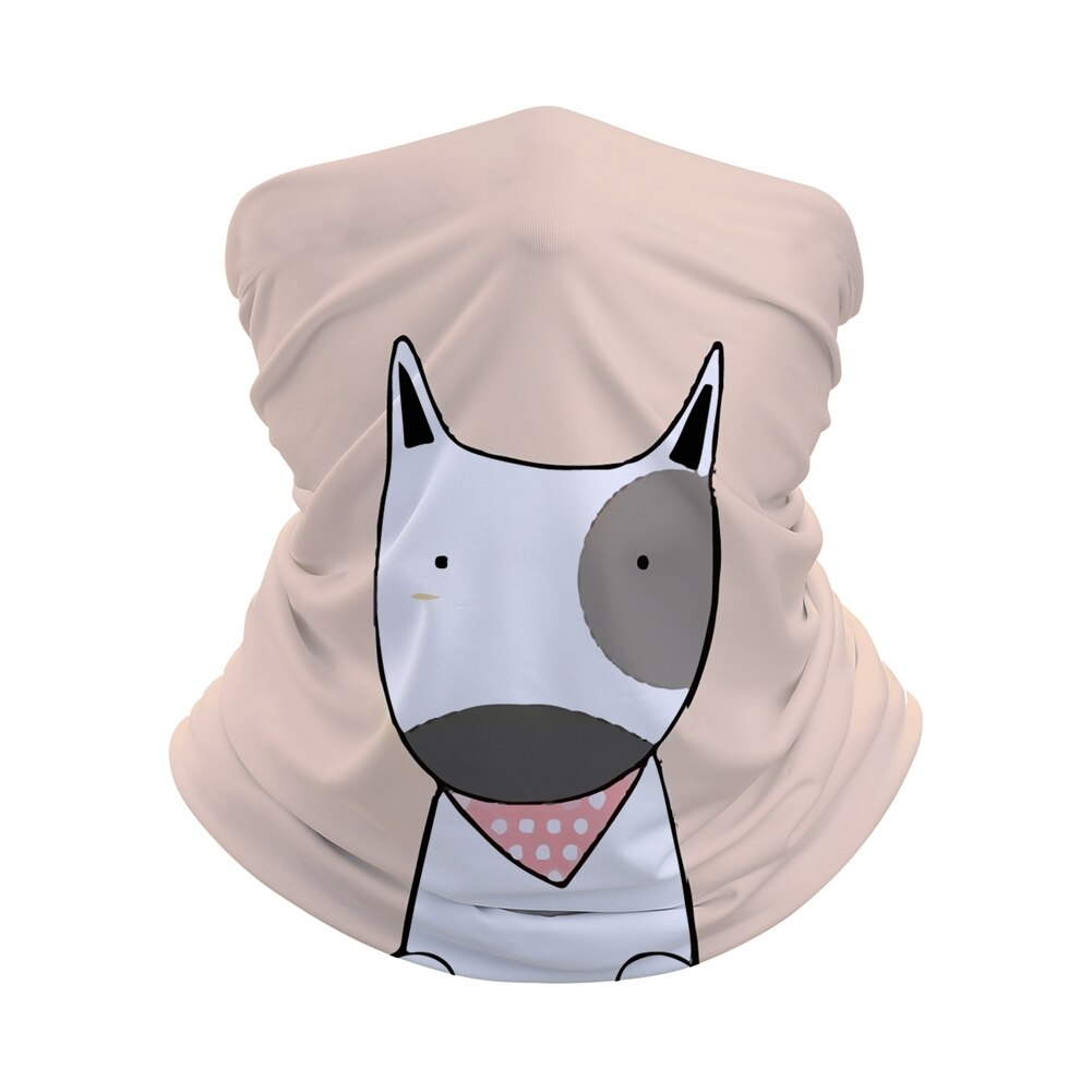 Bandana sans couture avec animaux à petits yeux pour enfants, bandeau, masque facial, écharpe tubulaire, cagoule, couvre-chef: B