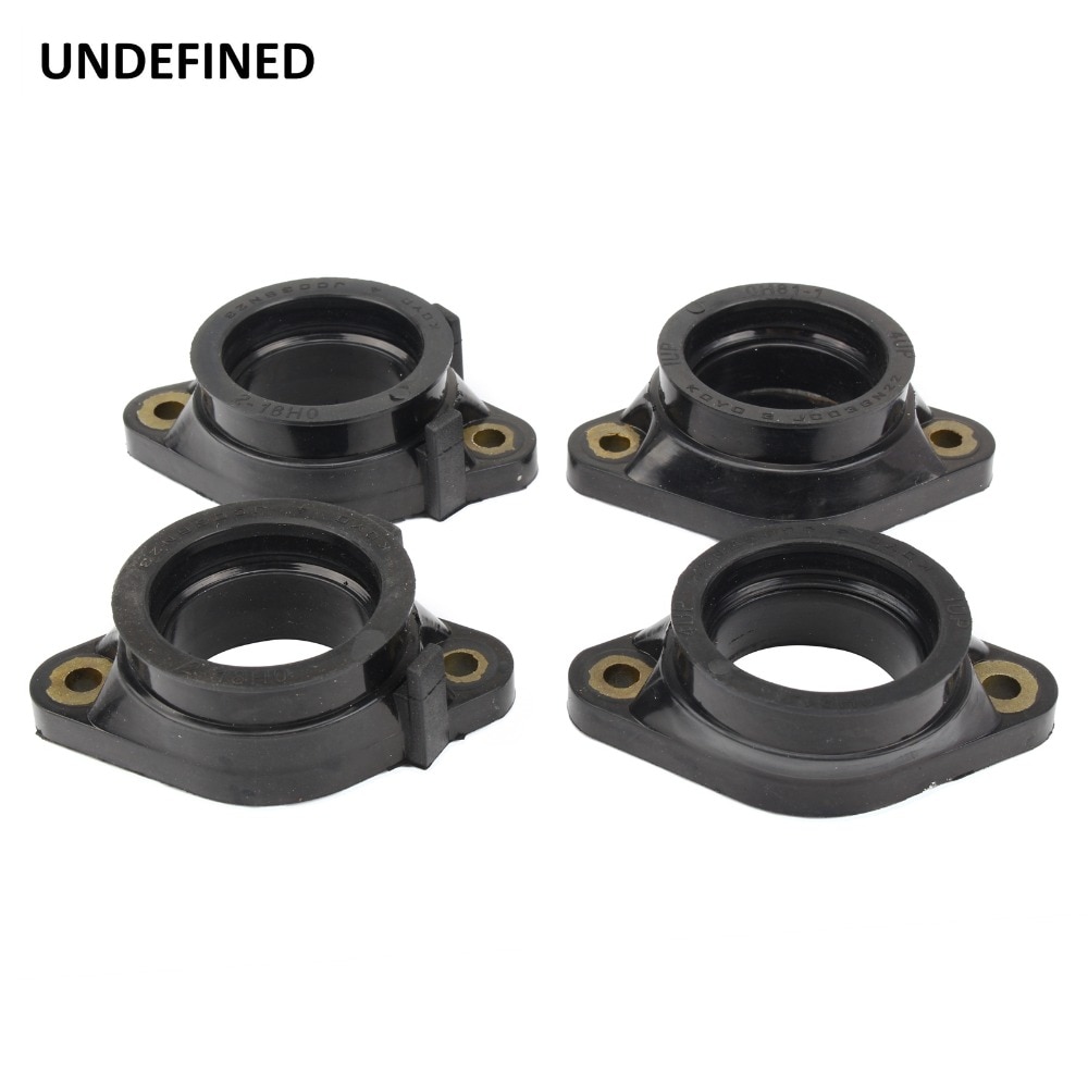 4 pcs Motorcycles Carburetor Intake Manifold Joint Boots Set for Suzuki GSF1250 Bandit GSX1250 2007 - UNDEFINED