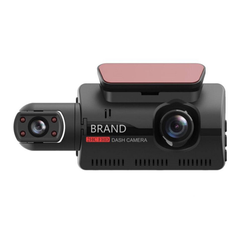 Vodool Auto Dvr Dash Cam 3 In 1 Video Recorder Achteruitrijcamera Dual Camera Full Hd 3 "Cyclus Opname nachtzicht G-Sensor Dashcam