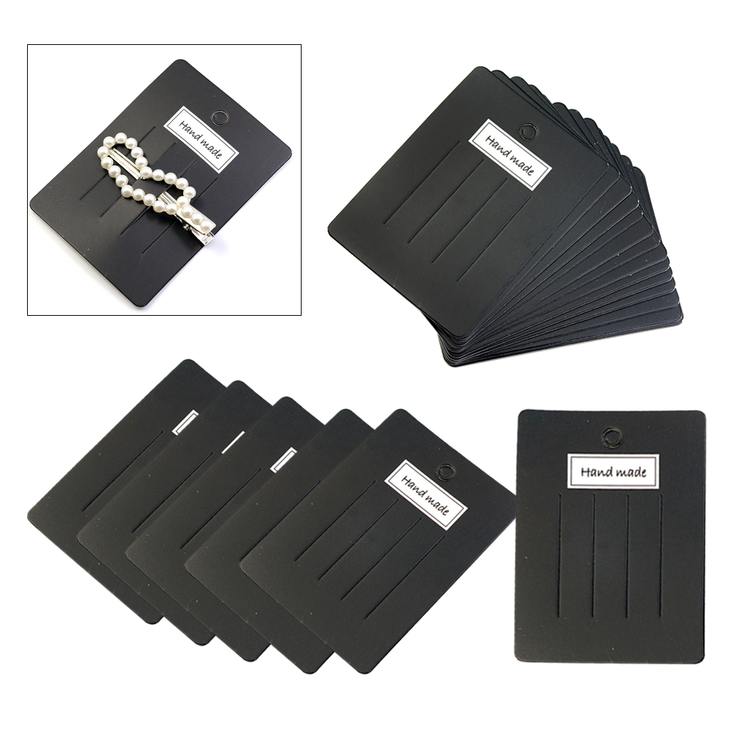 20 unidades de tarjetas para exhibir joyas, tarjetas, pasador, moño para el pelo, tarjetas y tarjetas