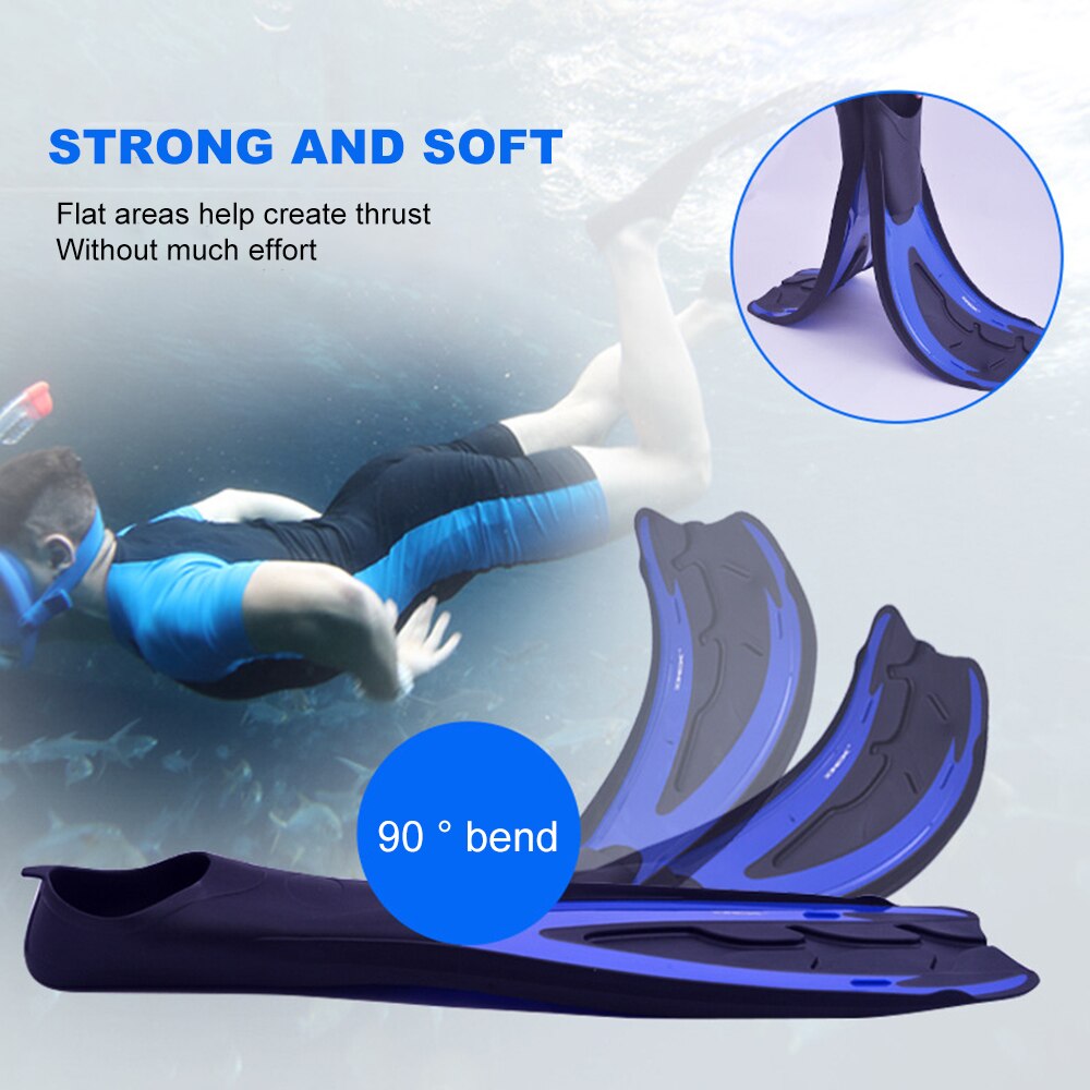 Sfit snorkelen duiken zwemmen vinnen sport voet vinnen flippers flexibel comfort volwassen beroep duiken vinnen water zwemvinnen