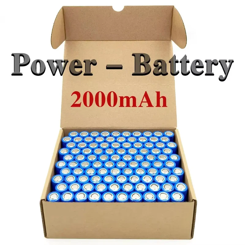 3.7V 1800~2000mAh 18650 Hongli Rechargeable Battery, Class A Lithium-ion Battery, Factory Direct Sales (available in Bulk)