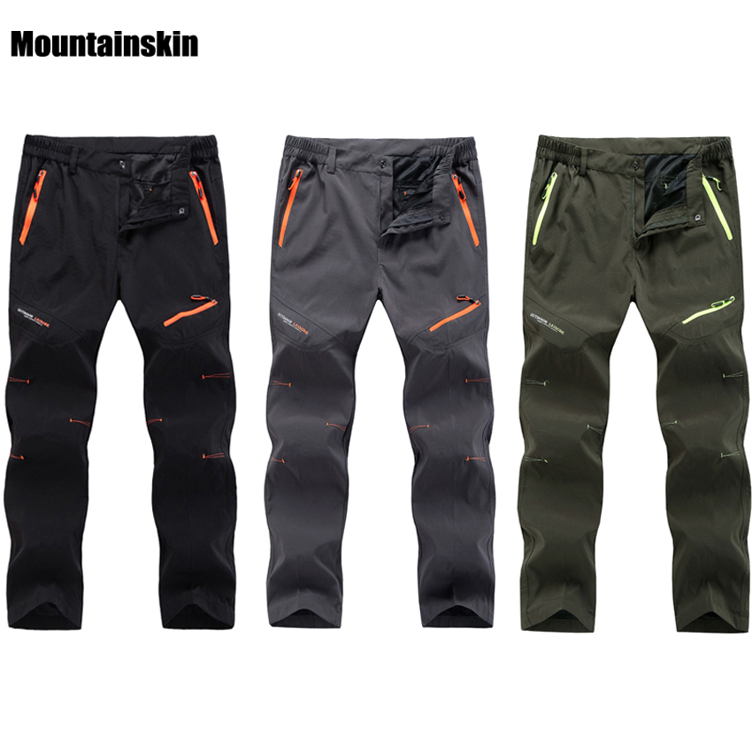Lente Zomer Quick Dry Cool Lange Broek Ademend Sport Broek Mannen Plus Size Outdoor Wandelen Camping Vissen Broek RM098