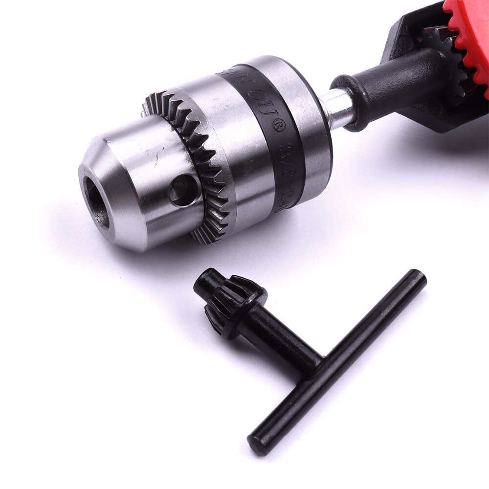 Brand Double Gear Hand Drill 1.5-10mm (3/8 inch) Clamping Range DIY Woodworking Hand Drill Rotary Hole Tools