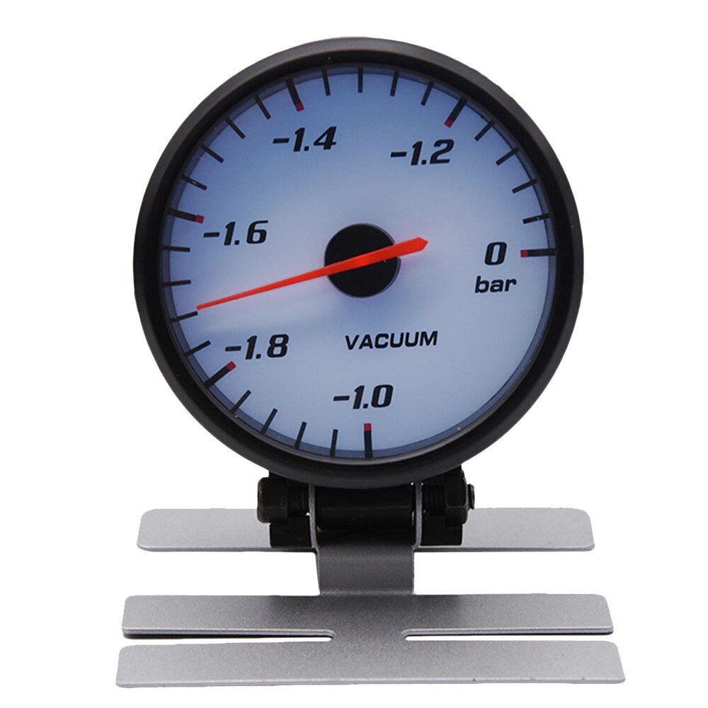 Vakuummåler 60mm vakuum digital blå ledet bakgrunnsbelysning måler med sensor og holderkopp 0 til -1 bar vakuum 2.5 tommer måler 12v