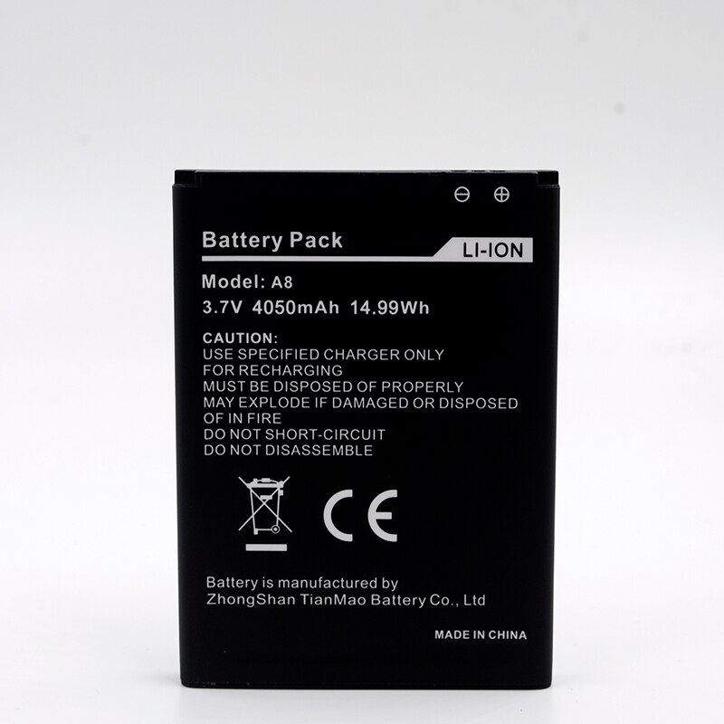 Roson-Batería de teléfono móvil para AGM A8 A1 Q, batería de repuesto de 4050mAh para AGM A8 SE, batería de iones de litio para Teléfono Móvil Inteligente