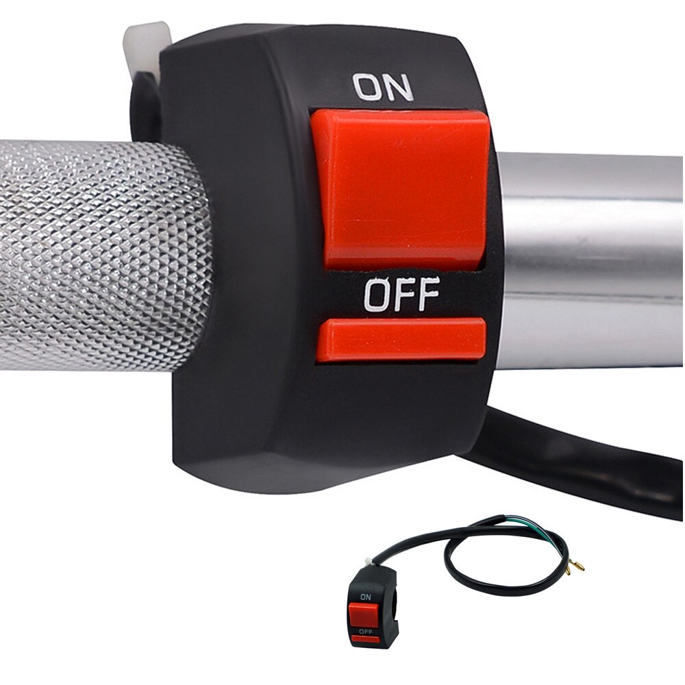 ATV Dirt Pit Bike Motorcycle Handlebar Switch Handlebar On Off Button Kill Switch Headlight Button Handlebar Controller Switch