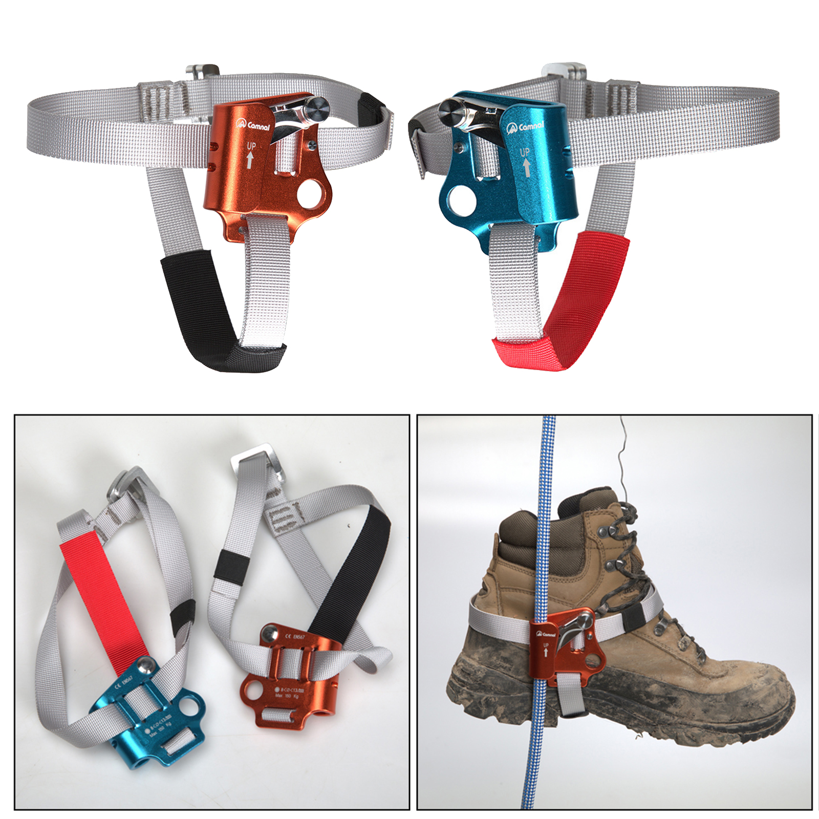 Climbing Tree Arborist L / R Foot Ascender Riser-13mm Rope