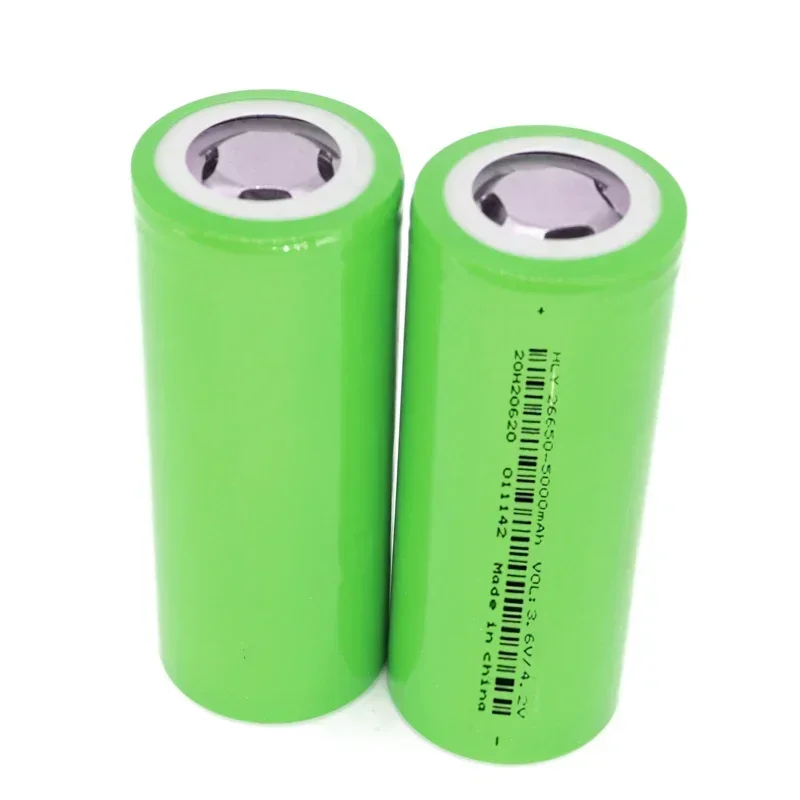 26650battery High Capacity 26650 5000mah 3.7V Li-ion for Flashlight Power batteries 26650 lithium rechargeable battery