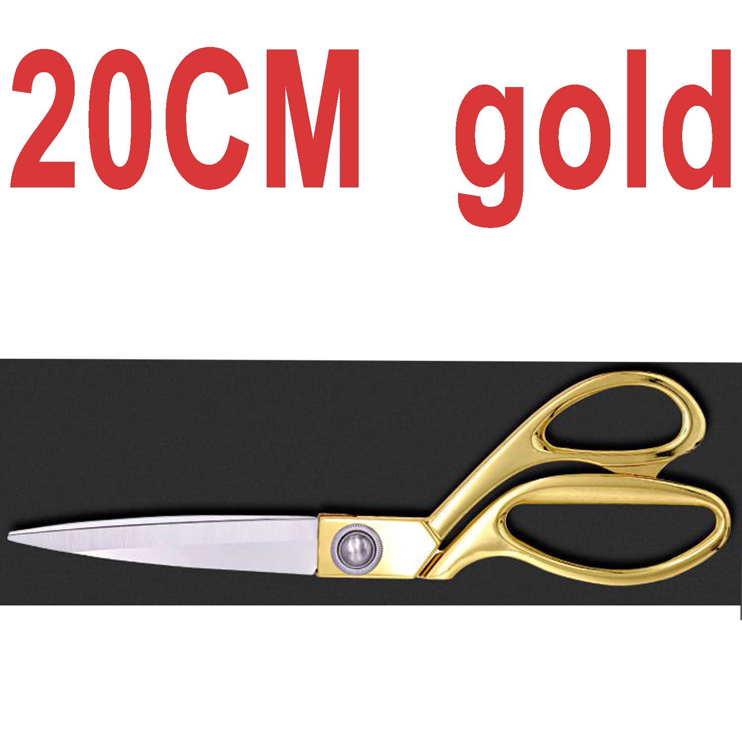 Rubber Cutting Tool Cutting Scissors Cutting Table Tennis Set Adhesive Racket Tool DIY: 20CM gold