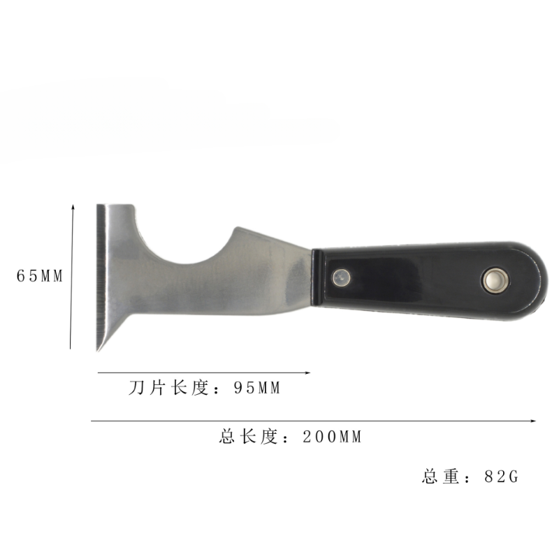 Putty Knife Scraper 5 in 1 tools Caulk Removal Tool Spackle Knife Paint Remover Painters Tool Paint Can Opener for Wood Scraper