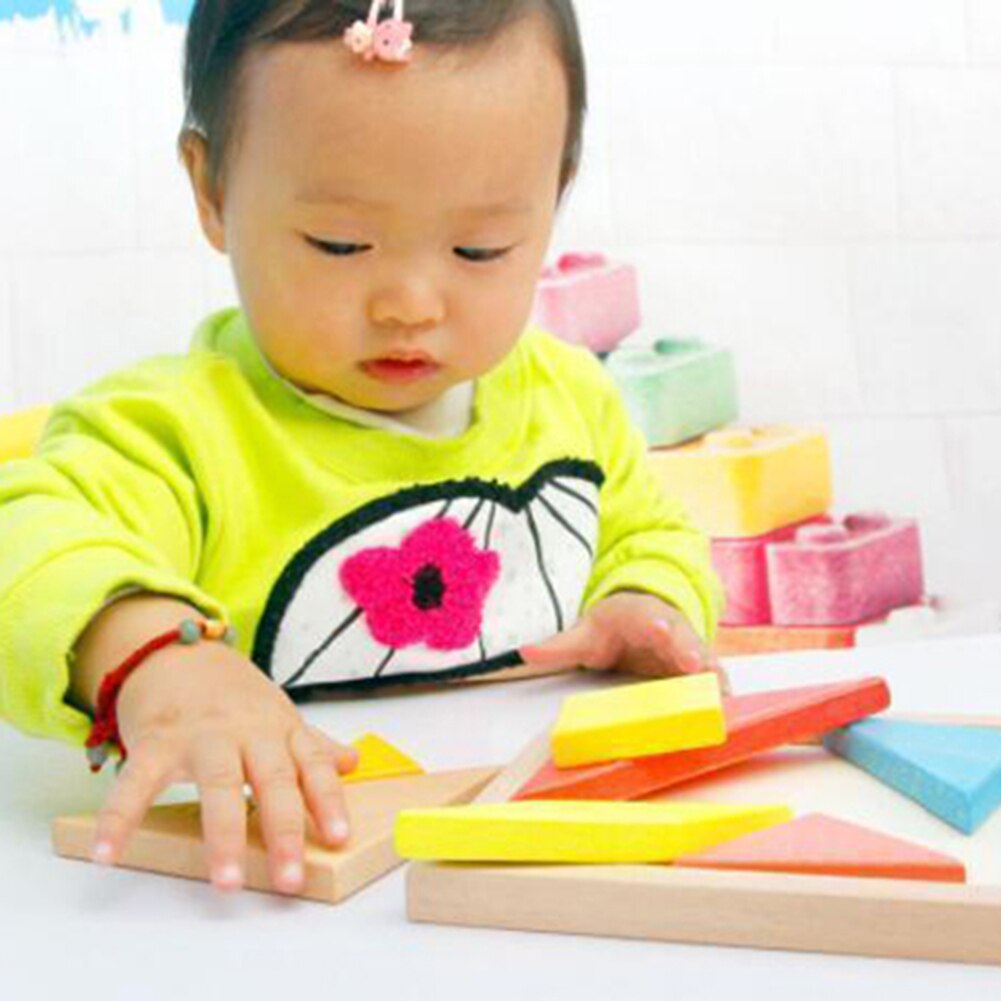 Colorful Wooden Tangram Brain Teaser Puzzle Educat... – Grandado