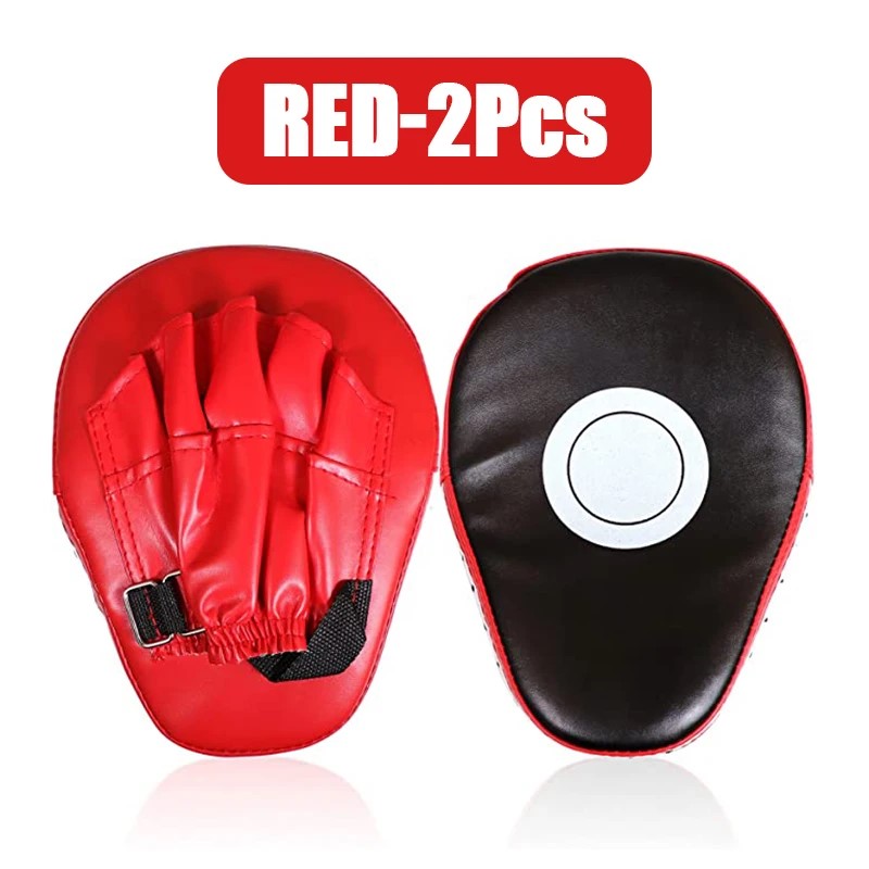 Gebogen Ponsen Wanten Bokspads Hand Doelwit Boksblokken Handschoenen Training Focus Pads Kickboksen Muay Thai Martial Art: YELLOW