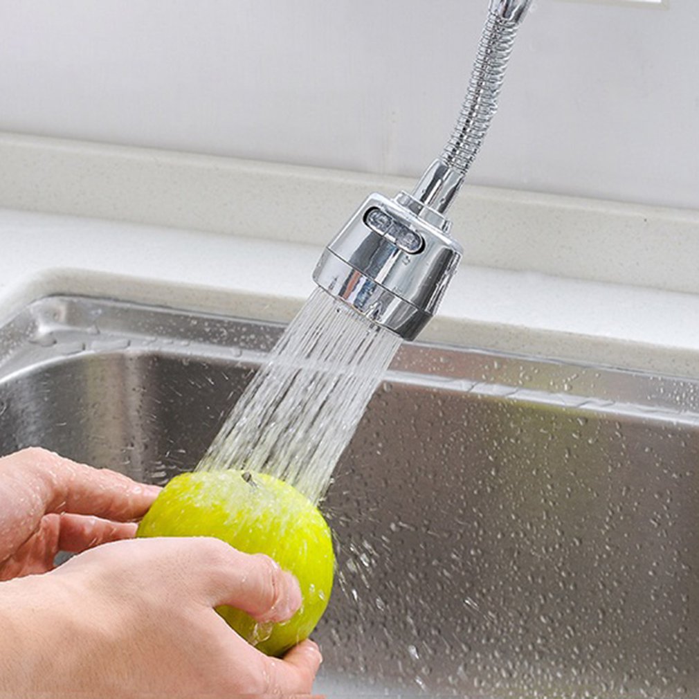 Kraan spatwaterdichte verlengstuk verlengstuk keuken huishoudelijke kraan waterbesparende roterende filtersproeier praktisch