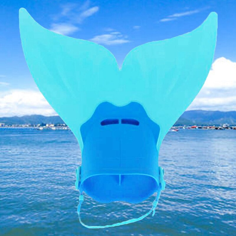 Kids Swimming Fins Training Flipper Mermaid Swim Fin Swimming Foot Flipper Diving Feet Tail For Children Water Sports Training
