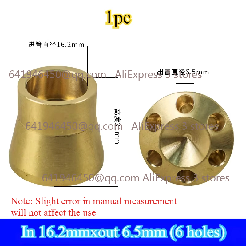 1PC Brass Liquid Distributor Refrigerant Distributor for Air Conditioner Refrigerator Diverter Copper Joint Refrigeration Parts: green