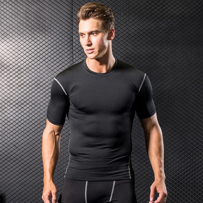 Newest Running T Shirt Quick Dry Fitness Shirt Training Exercise Clothes Gym Sports Tops Breathable Sport Vest