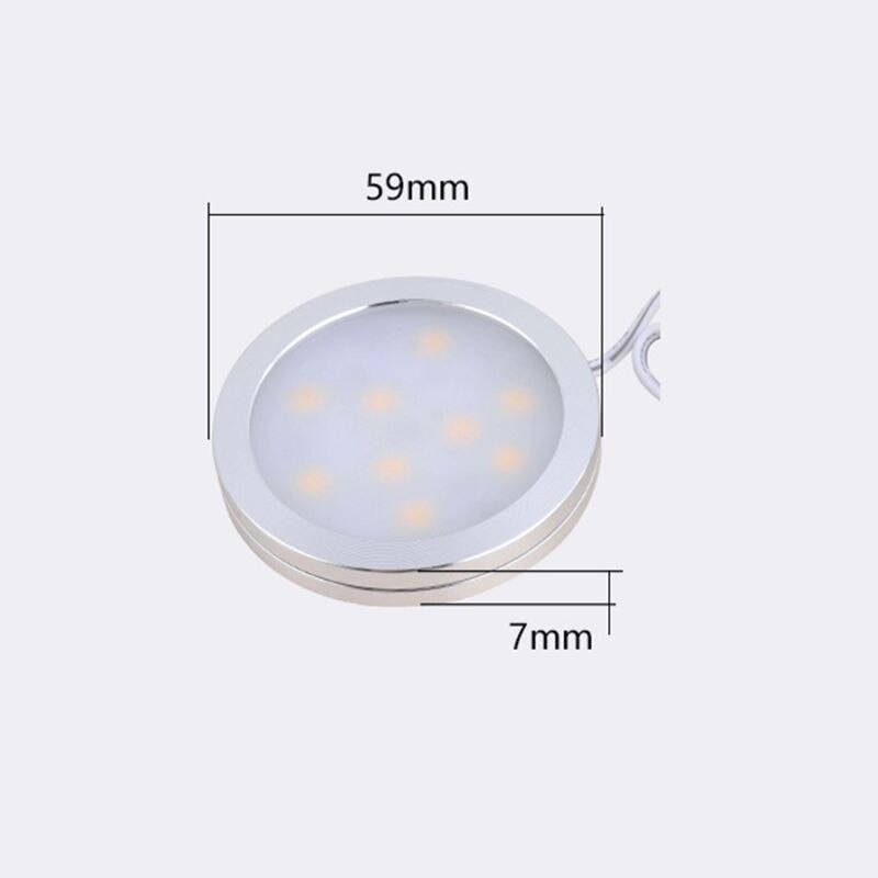 2.5W 12V Led Verzonken Neer Licht Auto Interieur Verlichting Interieur Dak Licht