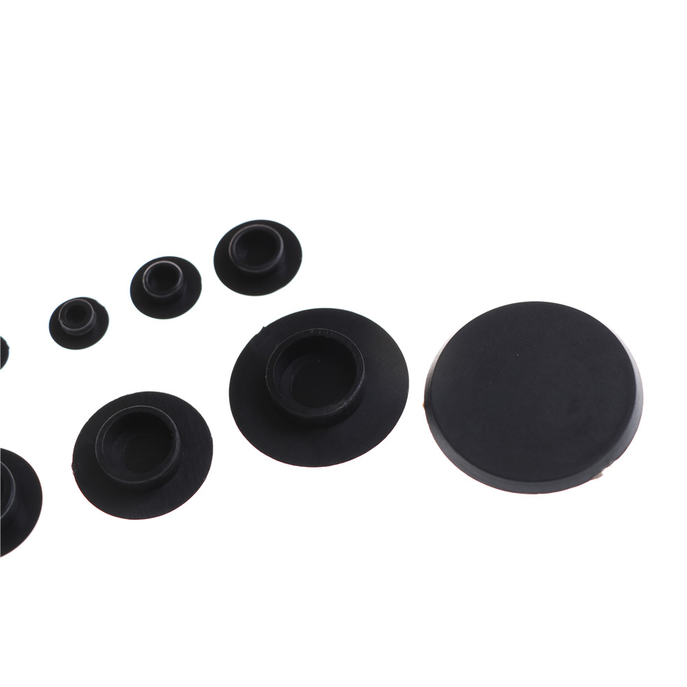 10PCS M5-12 Praktische Schwarze Innensechskant-Abdeckkappen Befestigungselemente Schrauben Inbusschraube Schraube Mutter Rundkopfschutz