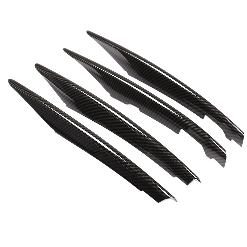 AU04 -for Mercedes Benz A Class W177 A180 A200 Carbon Fiber ABS Front Fog Light Grille Bumper Trim Decorative Cover