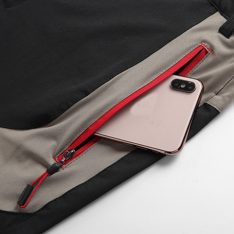 Facecozy Men's Outdoor Trekking Pants Quick Dry Hiking Camping Fishing Climbing Elastic Sports Trousers Male Waterproof Pants