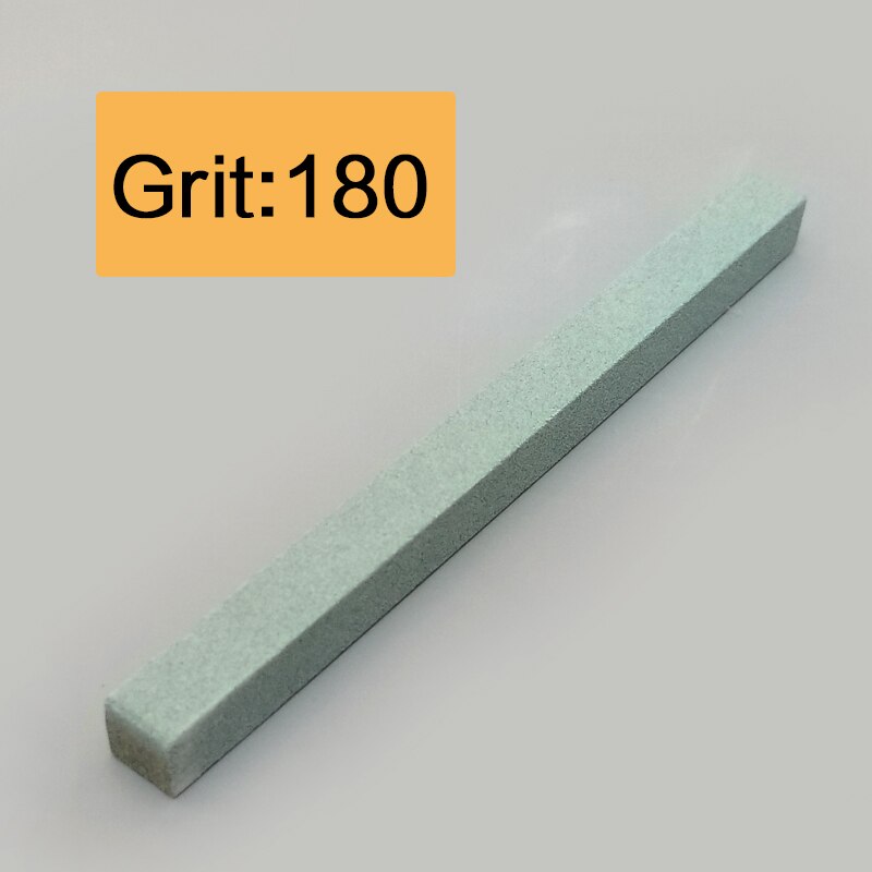 white corundum square strip sharpening stone sharpener fixed angle sharpener for whetstone knife sharpner kitchen tools: 180 grit