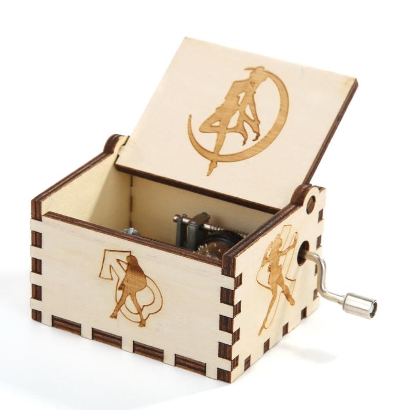 retro drewniana ręka łukowaty pozytywka sława znakomity wystrój salonu domowe dekoracje na imprezę prezent urodzinowy dla dzieci