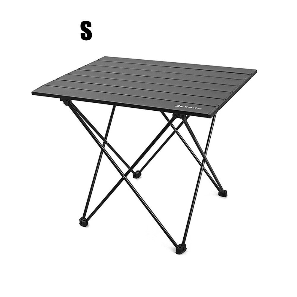 Outdoor Camping Folding Table Chairs Portable Ultra-light Aluminum Fishing Self-driving Picnic BBQ Multipurpose Seat: S