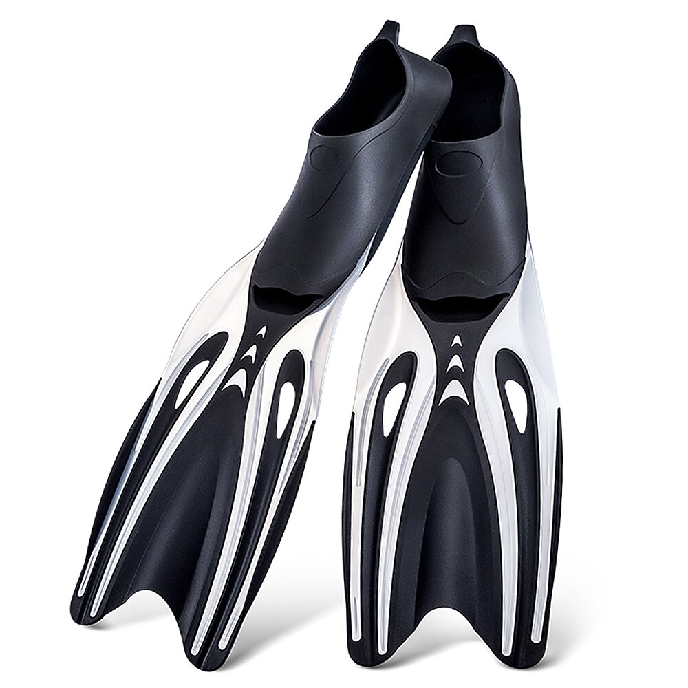 Volwassen Lange Snorkelen Vinnen Volledige Voet Pocket Flippers Licht Zwemmen Vinnen Comfortabele Duiken Flippers Snorkeluitrusting