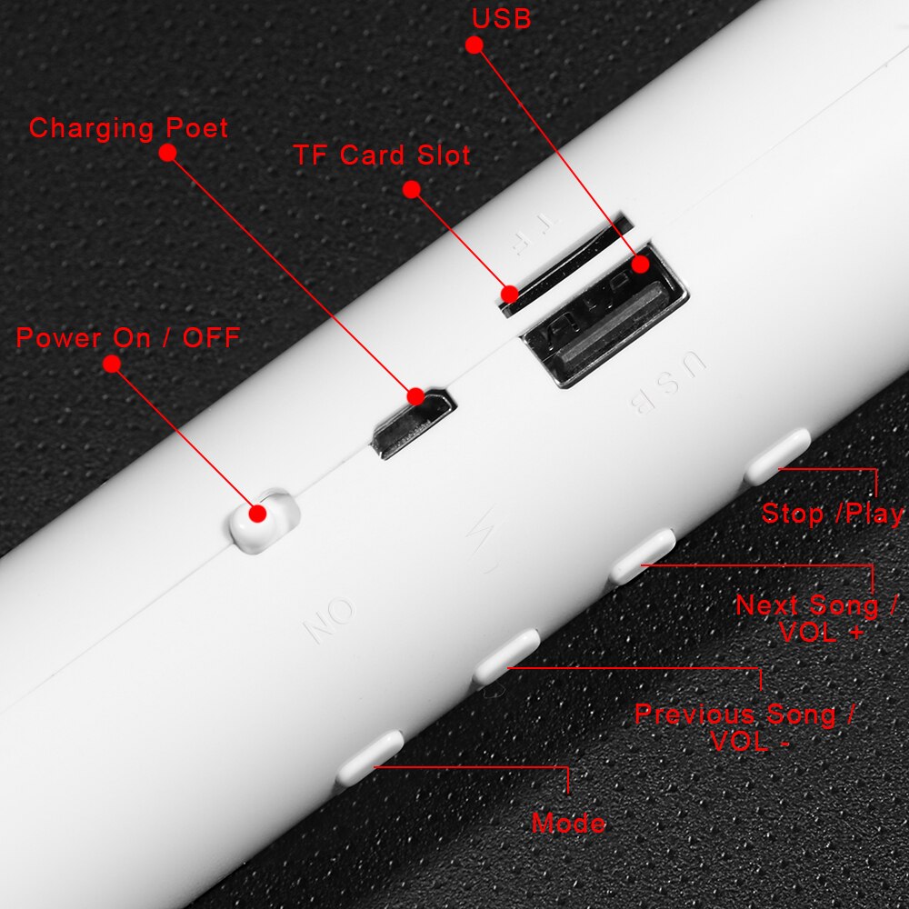 ZK50 ogromny głośnik Bluetooth zabawka przenośny bezprzewodowy uniwersalny zewnętrzny Subwoofer głośniki zabawki dla dzieci/dorosłych świąteczny prezent