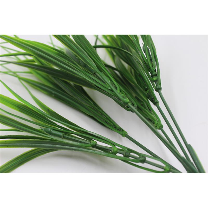 1/2/3/5PCS Artificial Wheat Grass Plant Realistic Plastic Greenery Grass Artificial Plant Wedding Home Decoration Table Decors