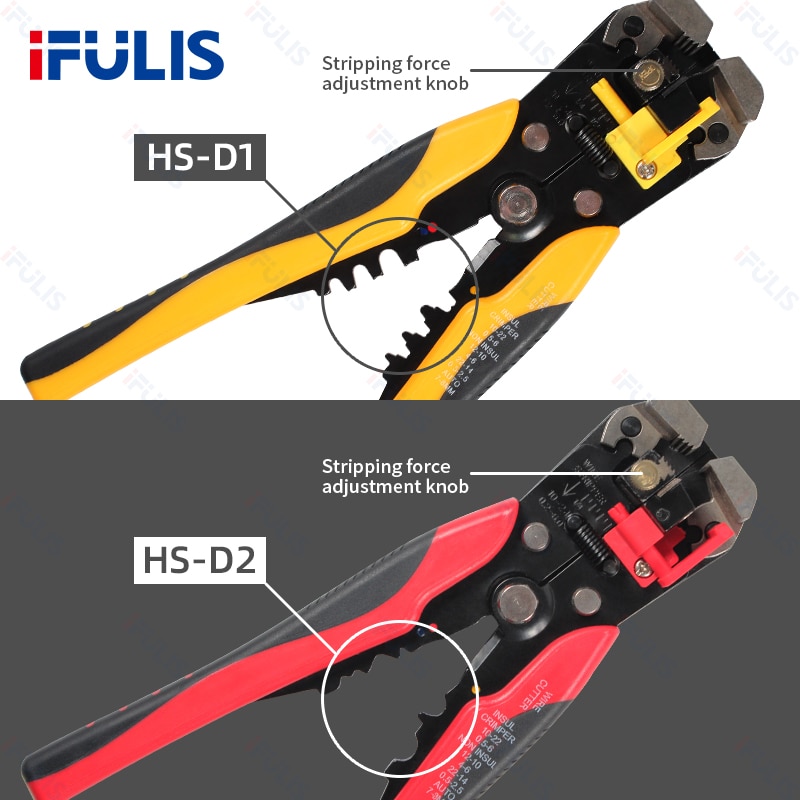 Dénudeur de fil, coupe-câble, pince à sertir, automatique, robuste, réglage automatique, dénudage électrique, outil de sertissage