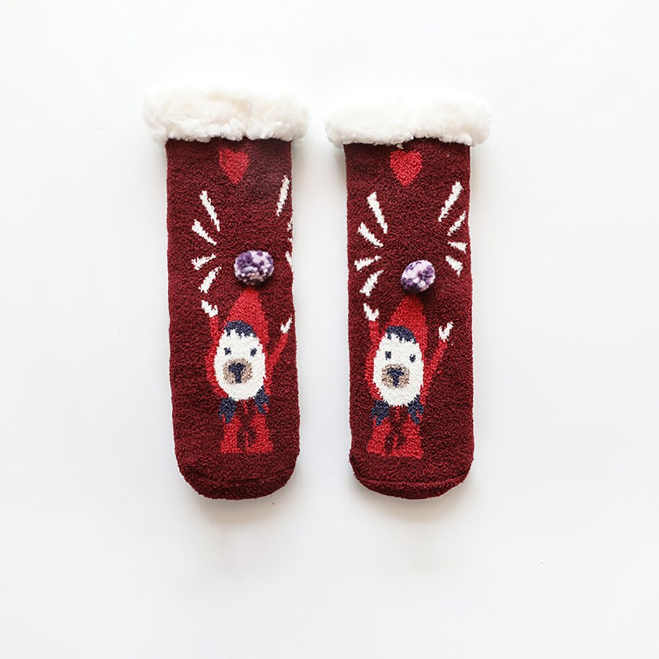Christmas socks kids Cotton Winter Socks Baby Girls Boys Kids Socks Christmas Tree Snow Elk Children Christmas Socks