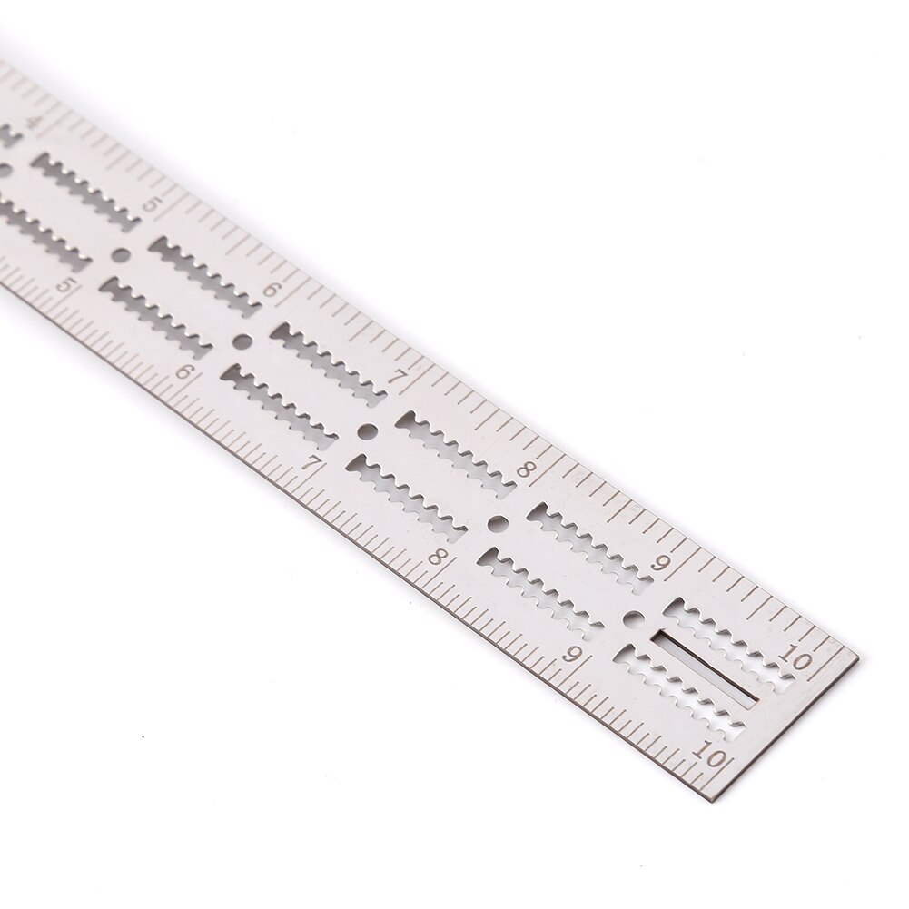 Stainless Steel Woodworkers Edge Rule Efficient Protractor Edge Ruler Measuring Angle Ruler Protractor Woodworking Tools